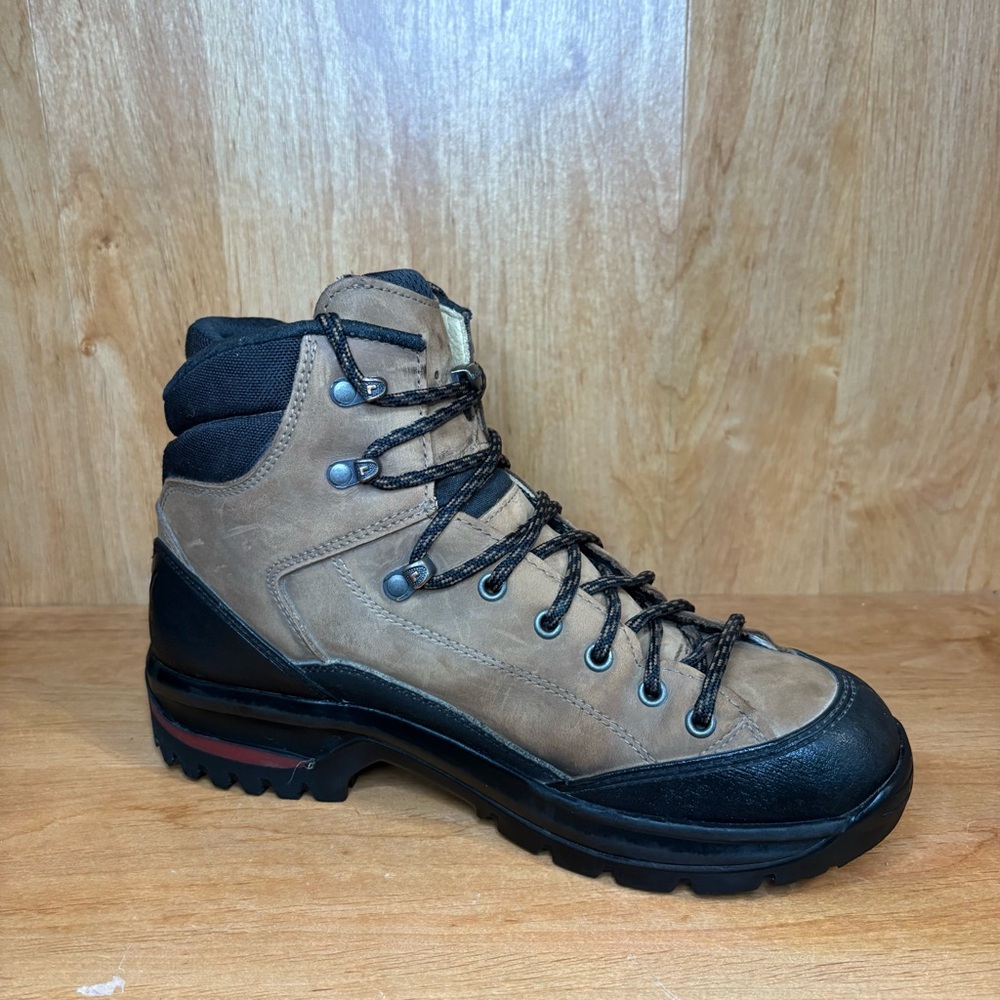 LOWA SPS Mid Women Size 9 Brown Leather Hiking Trail Boots Shoe Made In Germany - Picture 4 of 9